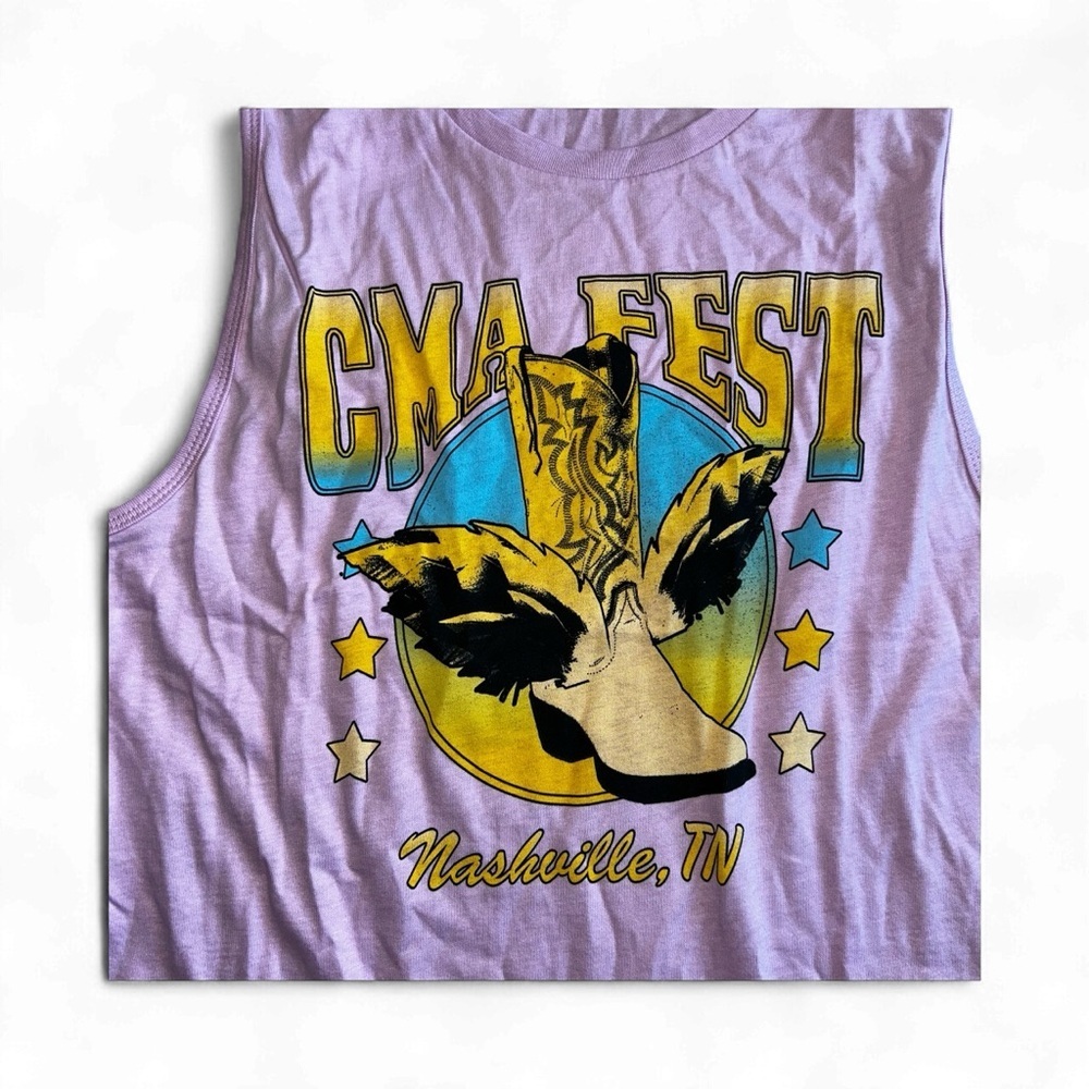 Lavender CMA Fest Tank Top - Picture 2 of 6